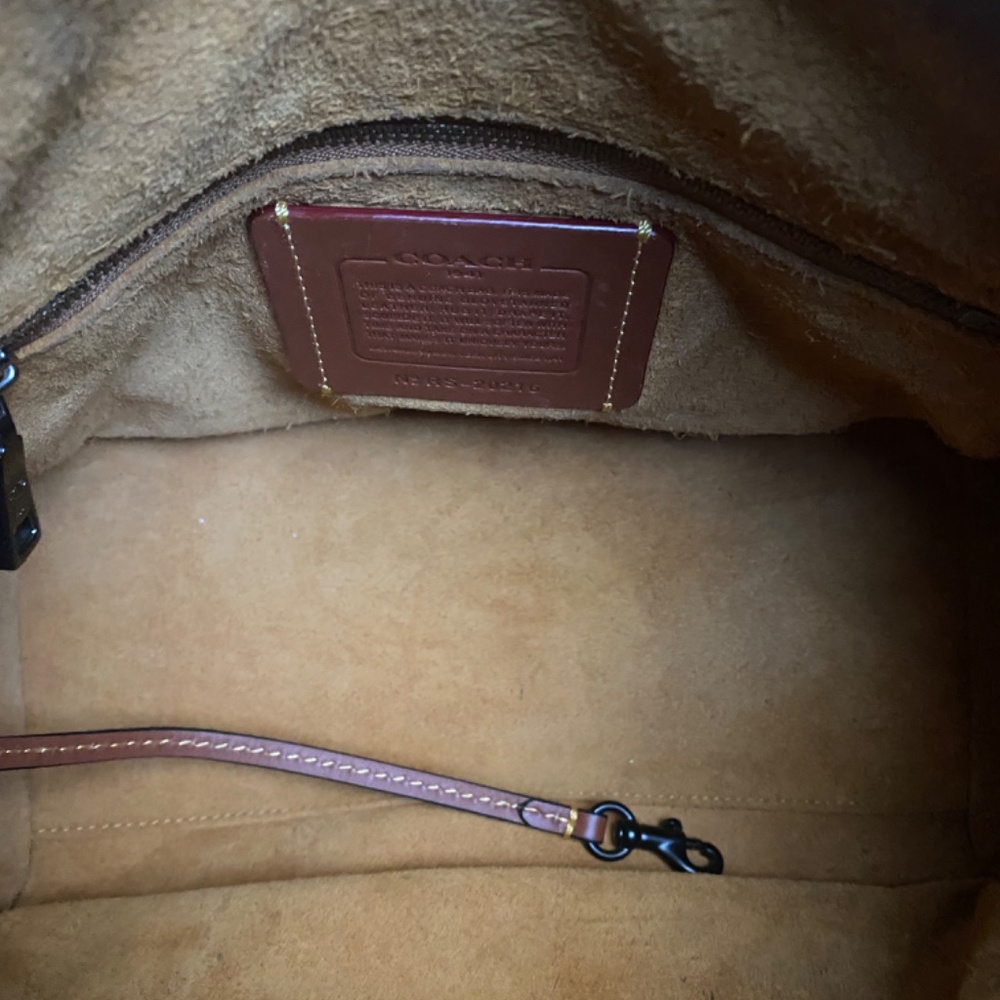 Coach Black Leather Rogue 1941 Satchel - Picture 14 of 16